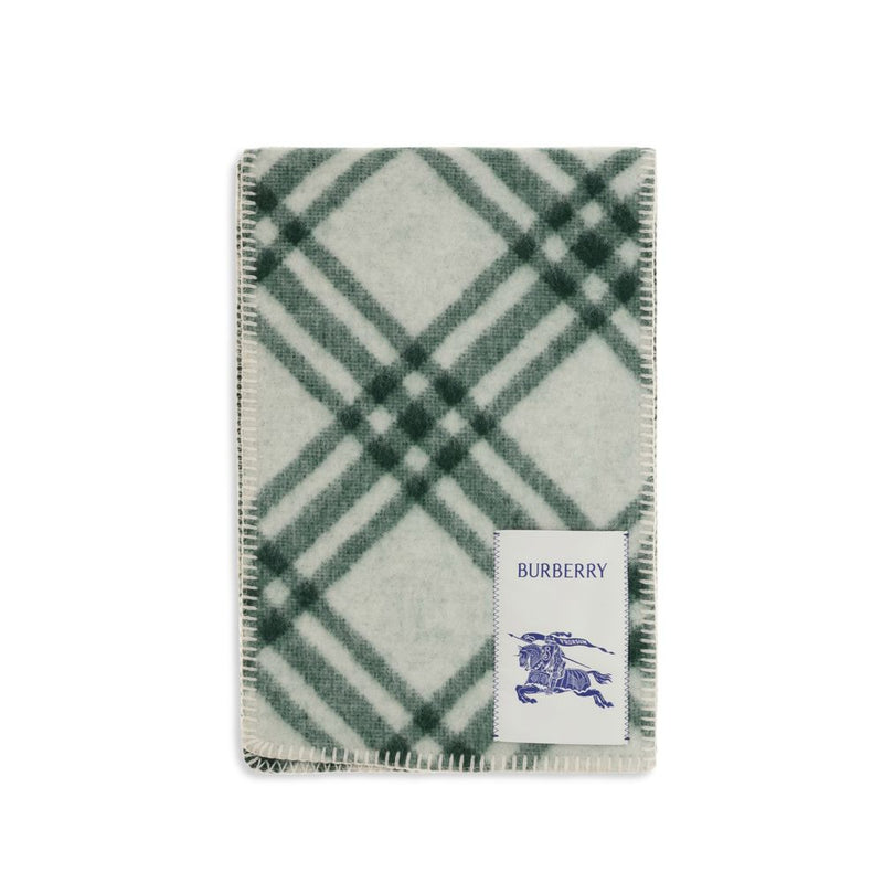 Burberry Bicolor Wool Oves Aries Scarf - Iconic Check Design