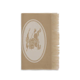Écharpe Burberry Beige en Laine Ovis Aries