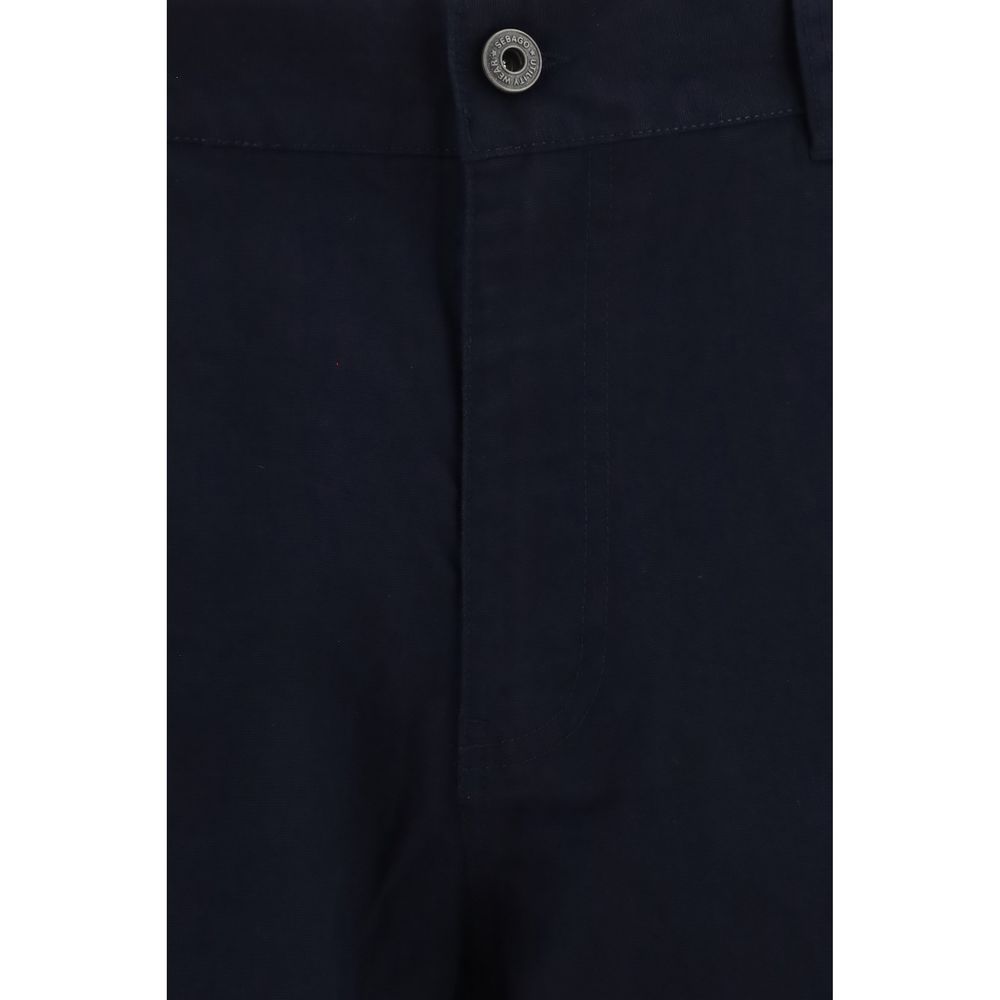 Sebago Causeway Blue Cotton Casual Pants for Men