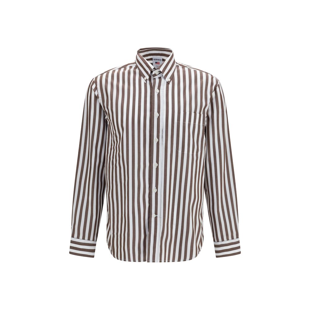 Chemise en Coton Marron Nezinscot de Sebago