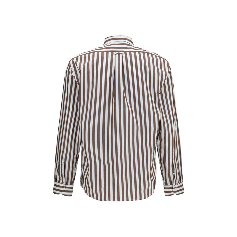 Sebago Nezinscot Brown Cotton Shirt for Men