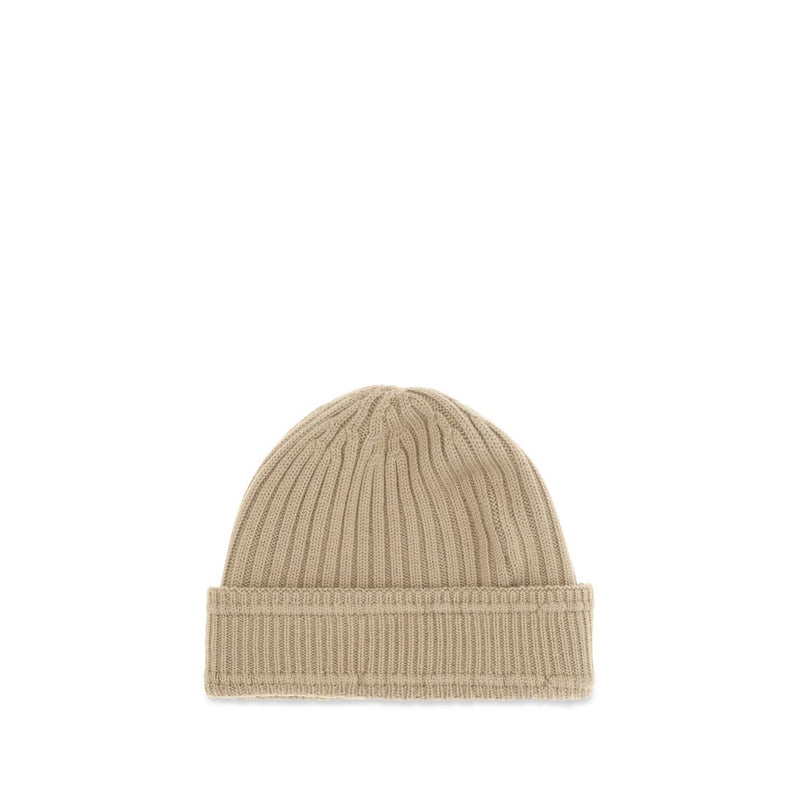 Burberry Beige Wool Oves Aries Beanie