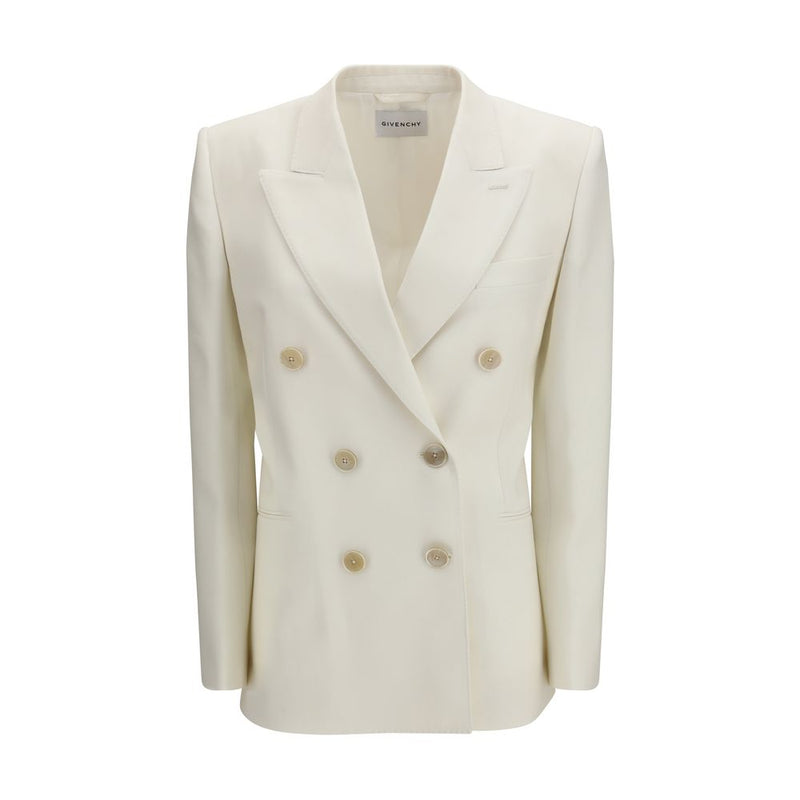 Givenchy White Wool Oves Aries Jacket