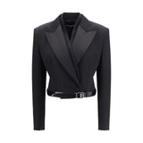 Dolce & Gabbana Black Wool Oves Aries Jacket