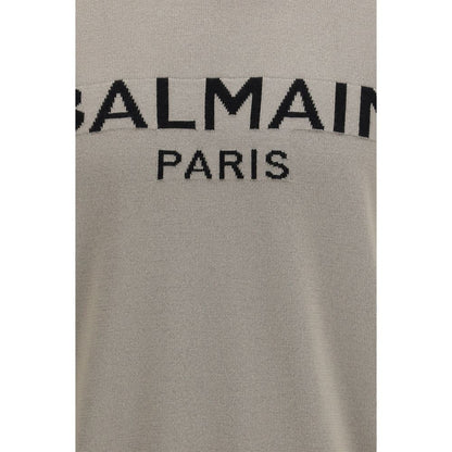 Balmain Bicolor Wool Oves Aries Sweatshirt