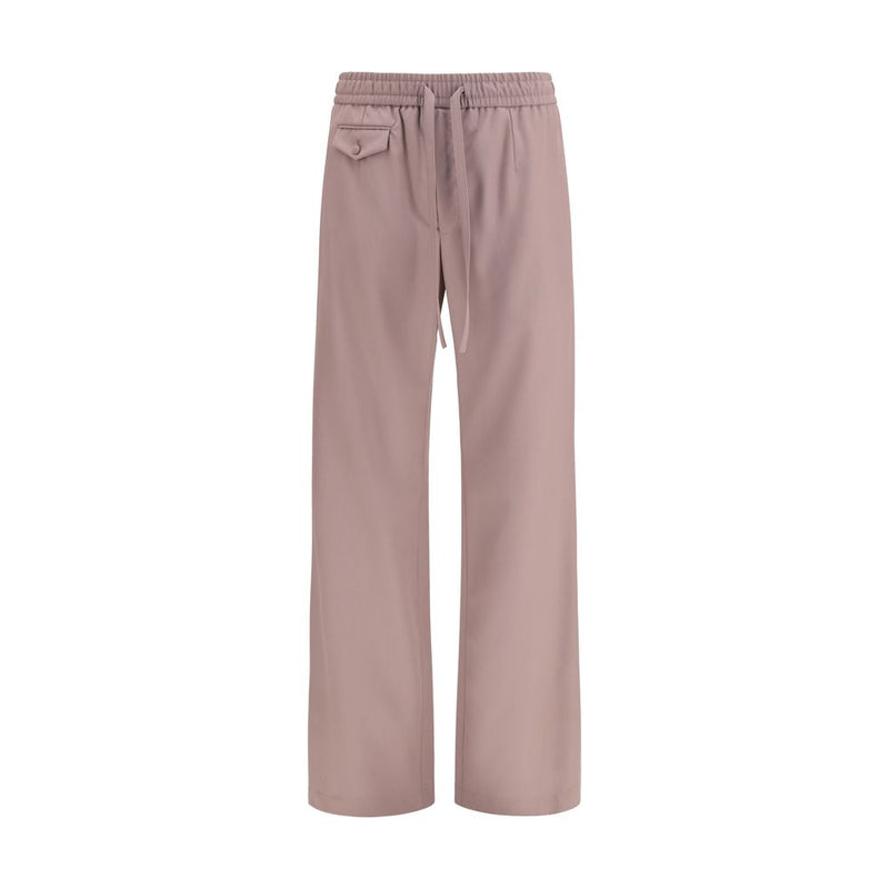 Dolce & Gabbana Brown Wool Oves Aries Joggers (Workout Pants)