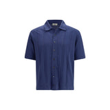 Polo en Coton Bleu Piacenza Cashmere pour Homme