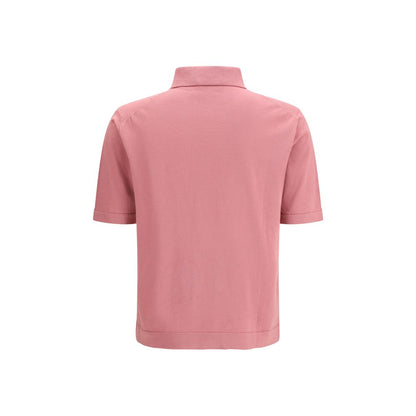 Piacenza Cashmere Multicolor Cotton Polo Shirt