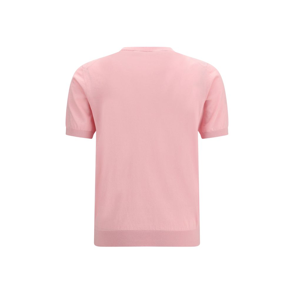 Polo en Coton Multicolore Piacenza Cashmere pour Homme