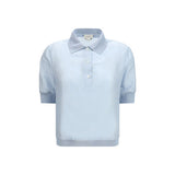 Jacob Cohen Blue Wool Oves Aries Shortsleeve Shirt