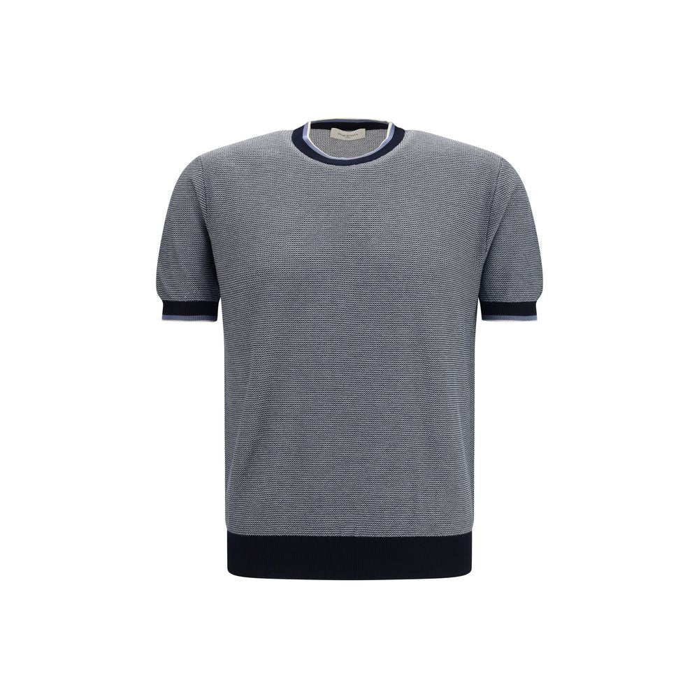 Polo en Coton Multicolore Piacenza Cashmere pour Homme