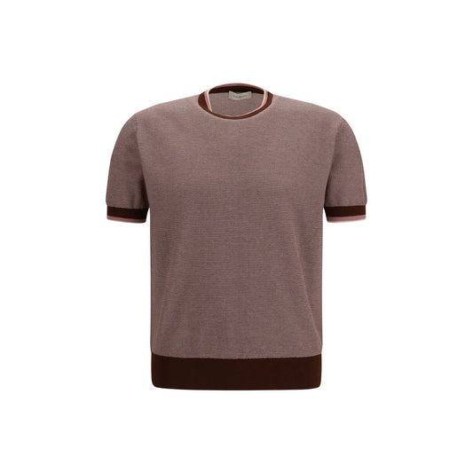 Piacenza Cashmere Multicolor Cotton Polo Shirt for Men