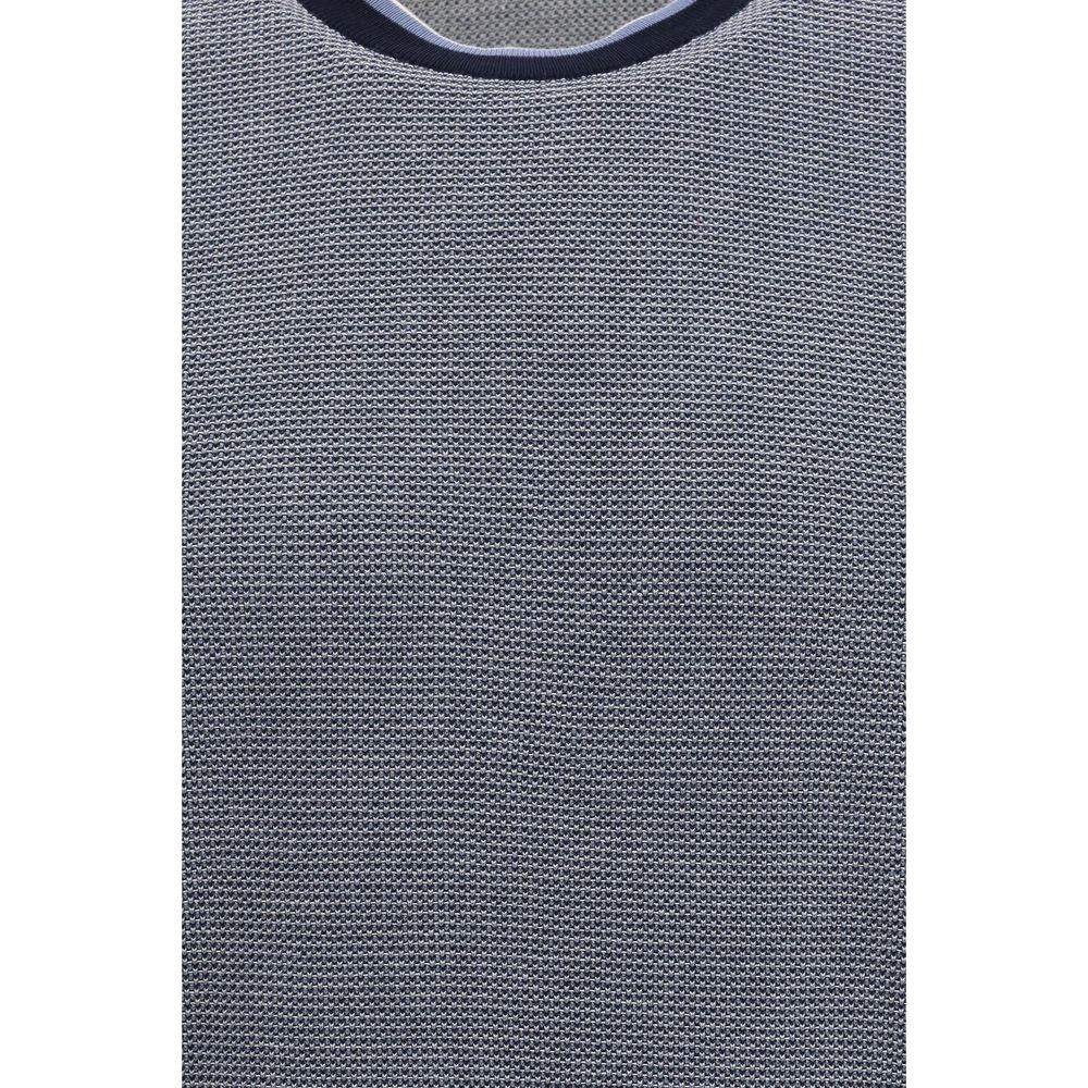 Polo en Coton Multicolore Piacenza Cashmere pour Homme