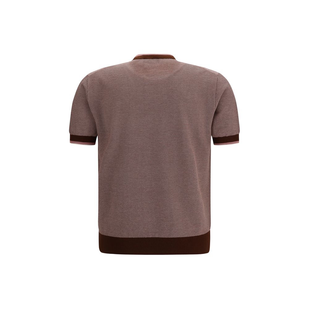 Polo Shirt en Coton Multicolore Piacenza Cashmere