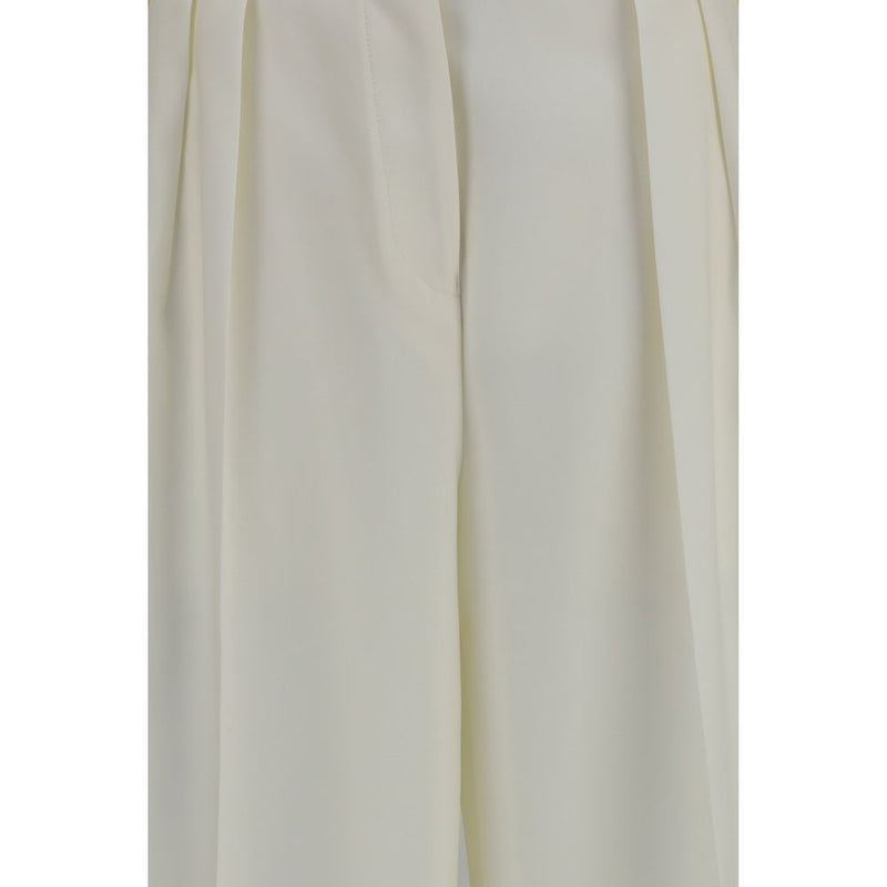 Calvin Klein White Wool Oves Aries Casual Pants