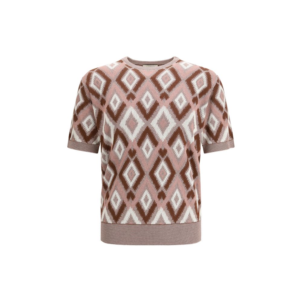 Piacenza Cashmere Multicolor Cotton Sweatshirt - IT54 | XXL