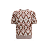 Piacenza Cashmere Multicolor Cotton Sweatshirt - IT54 | XXL