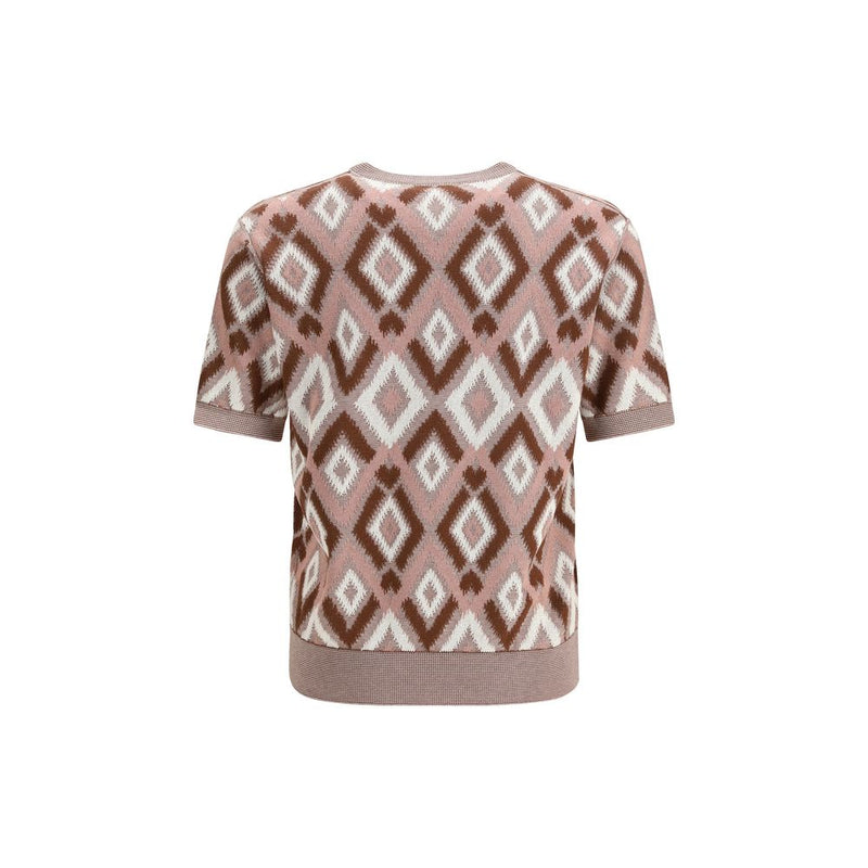 Piacenza Cashmere Multicolor Cotton Sweatshirt - IT54 | XXL