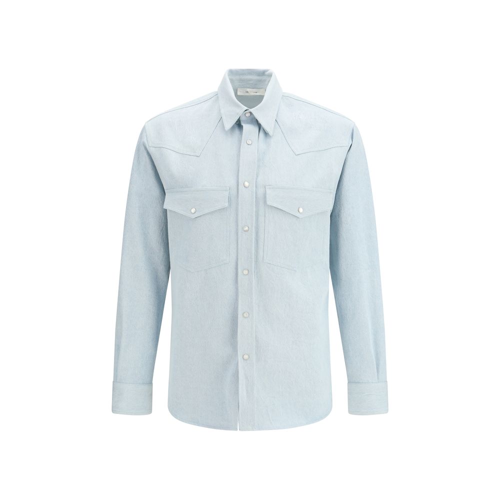 Umit Benan Blue Denim Shirt - Contemporary Western Style