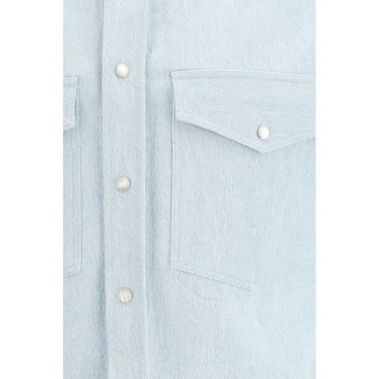 Umit Benan Blue Denim Shirt