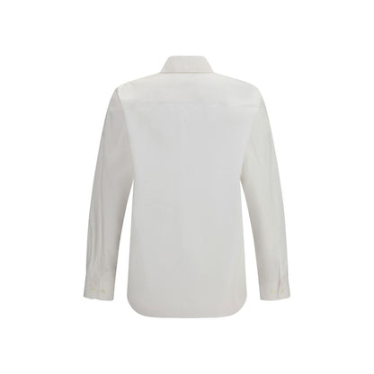 Umit Benan White Cotton Dress Shirt