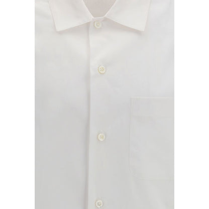 Umit Benan White Cotton Dress Shirt