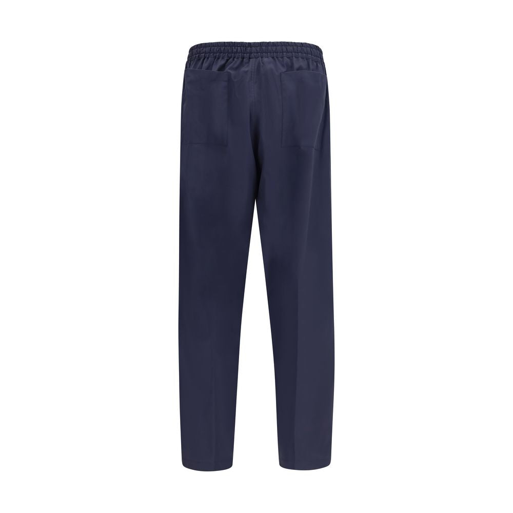 Umit Benan Julian Blue Cotton Casual Pants for Men