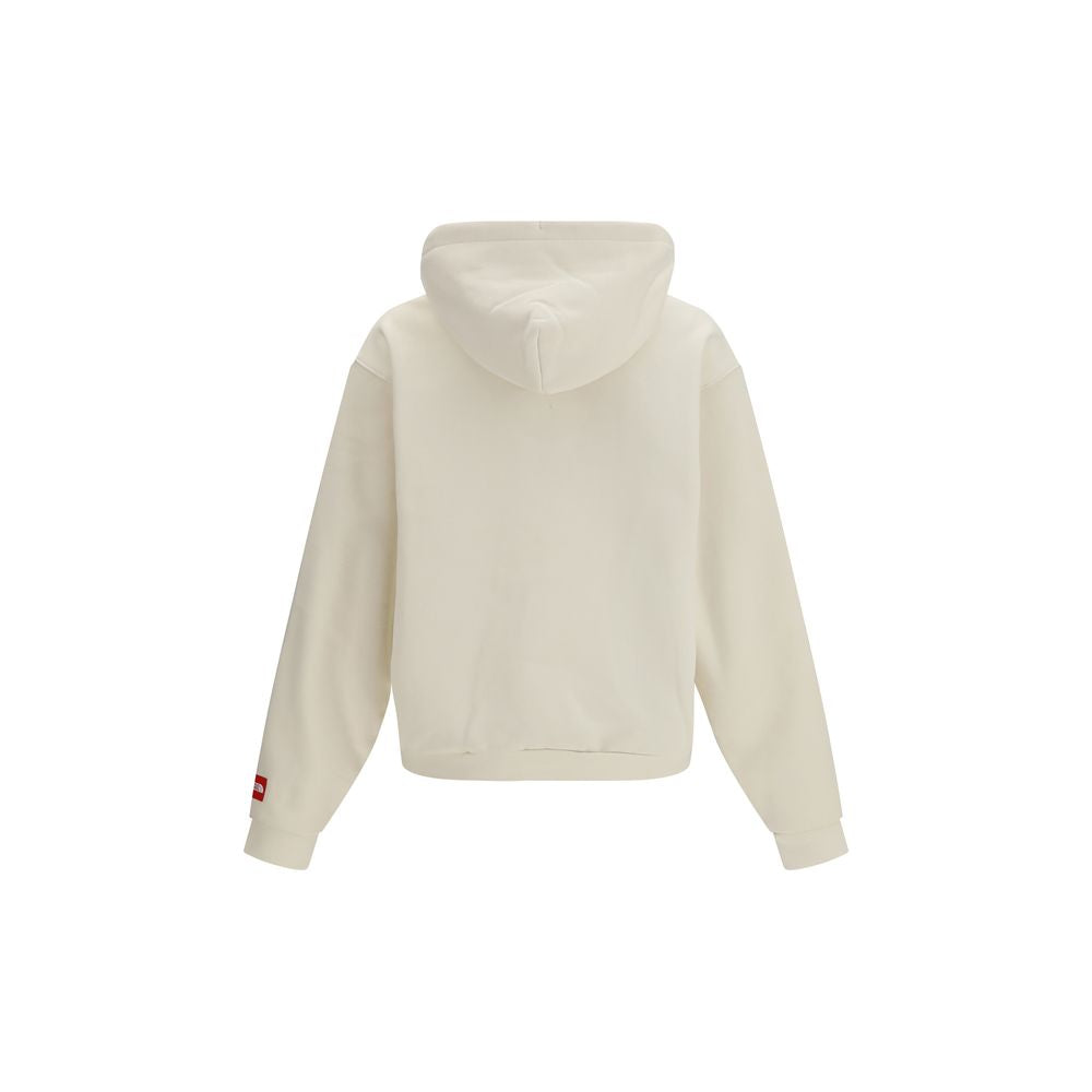 The North Face Red Box White Cotton Sweatshirt