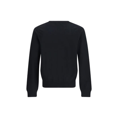 Aragona Cashmere Black Wool Oves Aries Sweatshirt