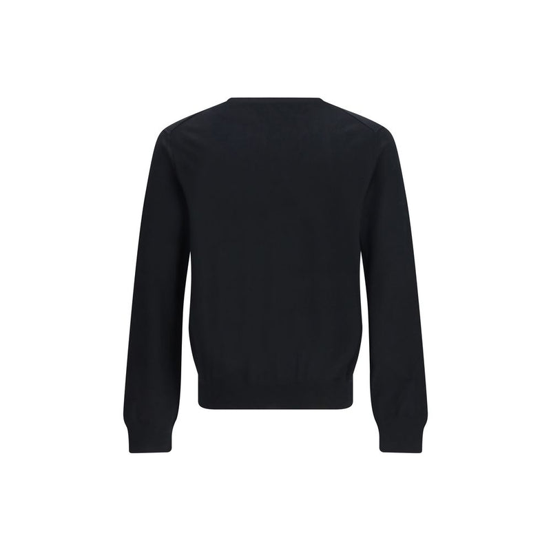Aragona Cashmere Black Wool Oves Aries Sweatshirt