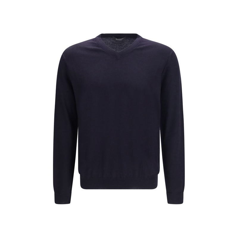 Aragona Cashmere Blue Wool Oves Aries Sweatshirt