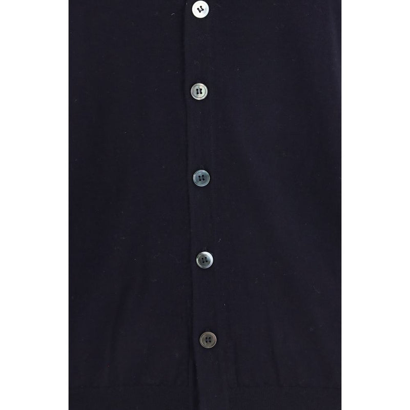Aragona Cashmere Blue Wool Oves Aries Sleeveless Sweater