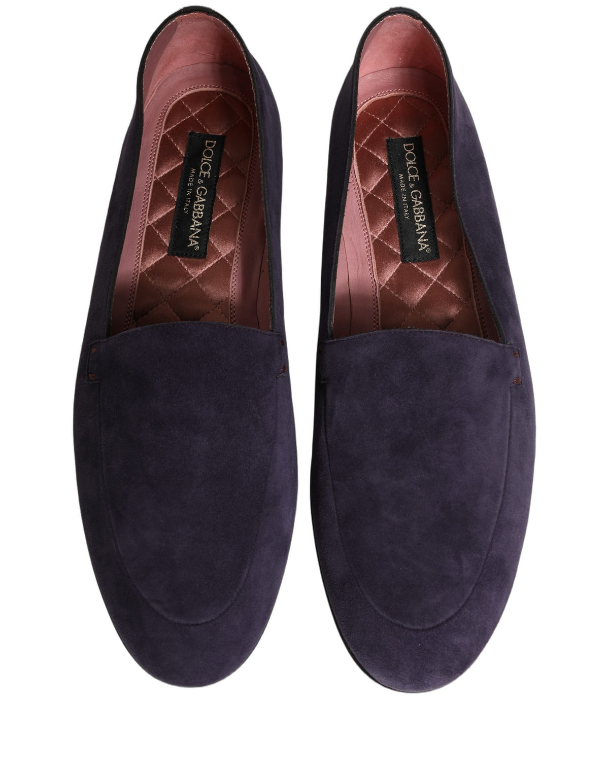 Mocassins pour homme Dolce & Gabbana en velours violet