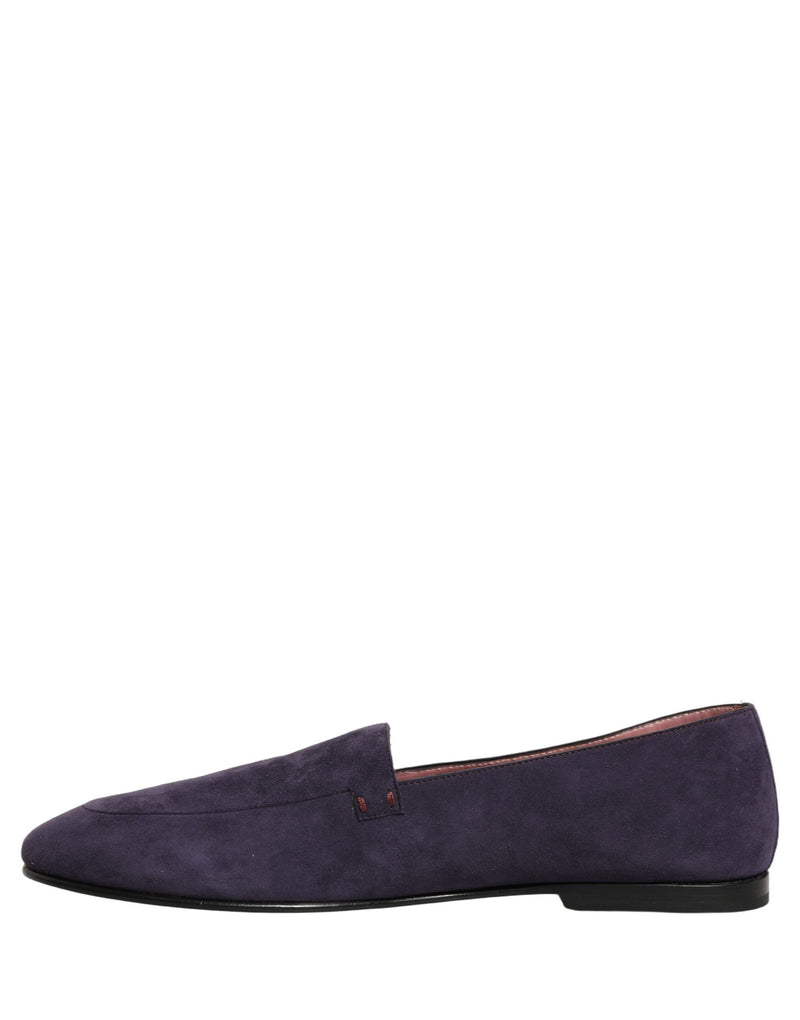Mocassins pour homme Dolce & Gabbana en velours violet