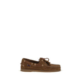 Sebago Brown Calf Leather Bos Taurus Slip-On Loafers