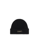 Burberry Black Wool Oves Aries Beanie