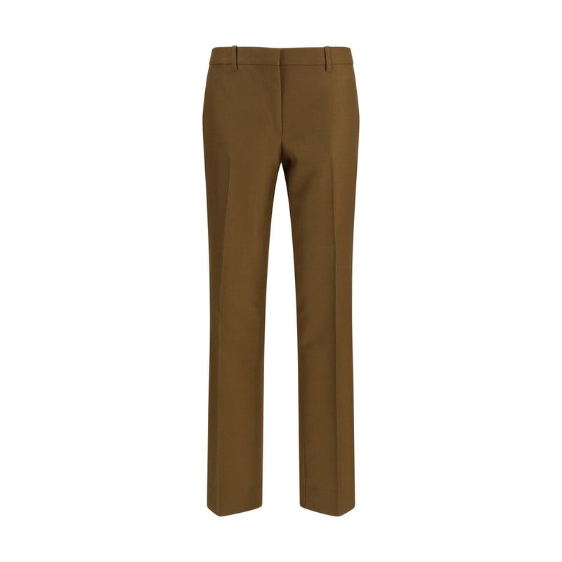 Burberry Brown Wool Oves Aries Dress Pants