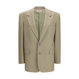 Saint Laurent Beige Wool Oves Aries Blazer