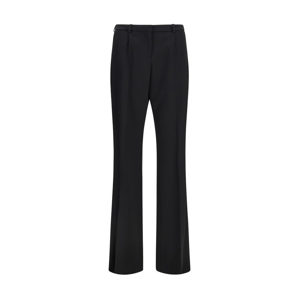 Balenciaga Black Wool Oves Aries Pants - Elegant Slim Fit