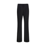 Balenciaga Black Wool Oves Aries Pants - Elegant Slim Fit