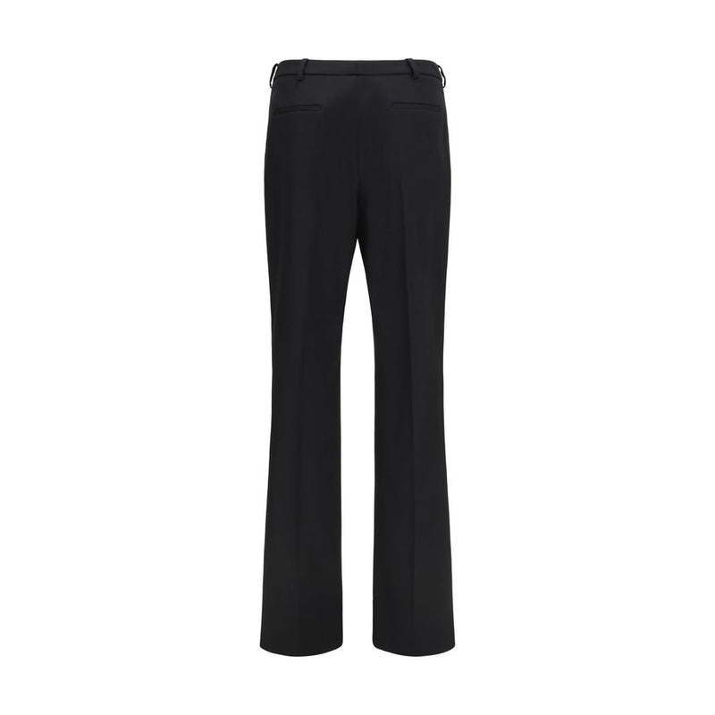 Balenciaga Black Wool Oves Aries Pants - Elegant Slim Fit