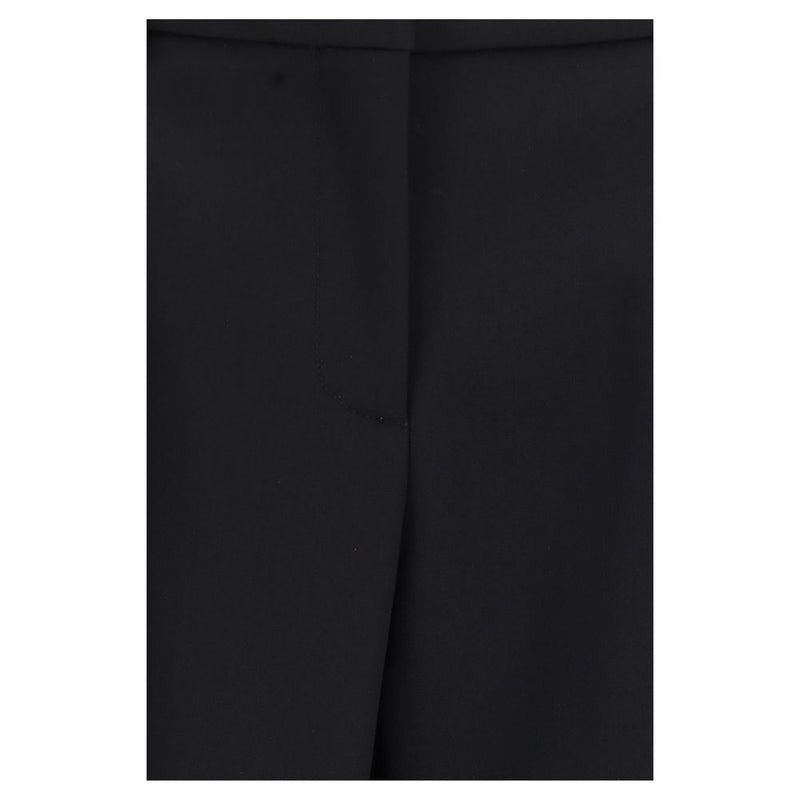 Balenciaga Black Wool Oves Aries Pants - Elegant Slim Fit