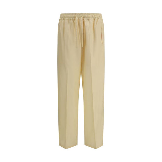 Umit Benan Bicolor Silk Pants - Luxurious Comfort