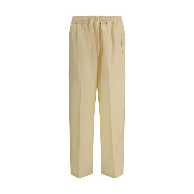 Umit Benan Bicolor Silk Pants - Luxurious Comfort for Modern Style