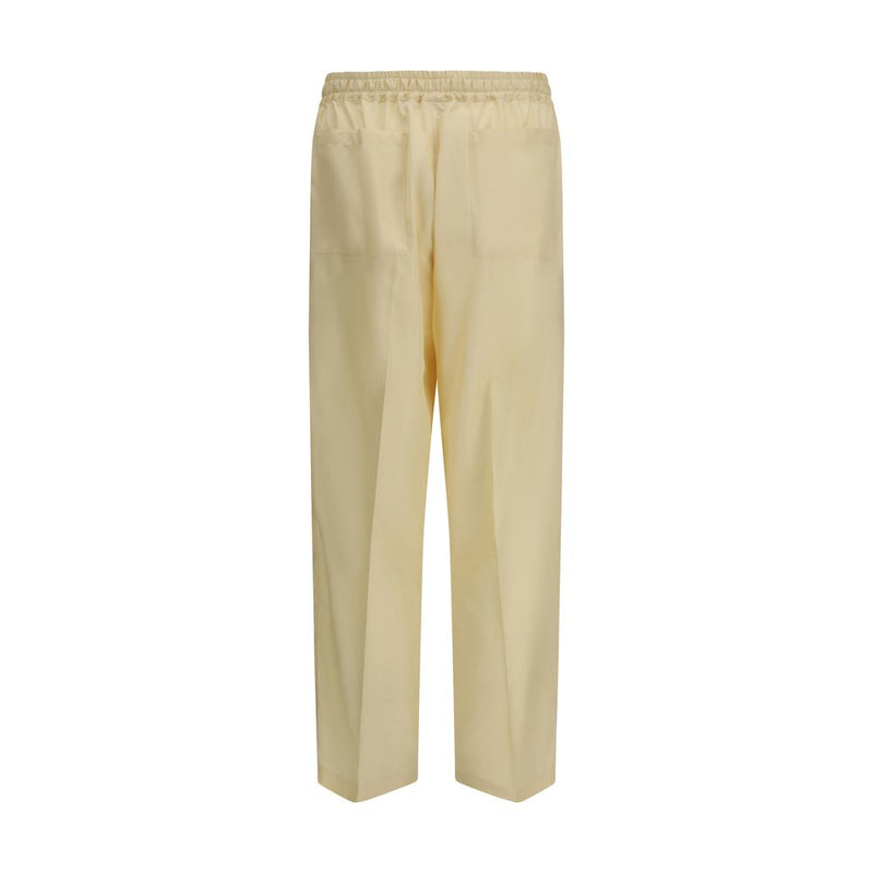 Umit Benan Bicolor Silk Pants - Luxurious Comfort for Modern Style