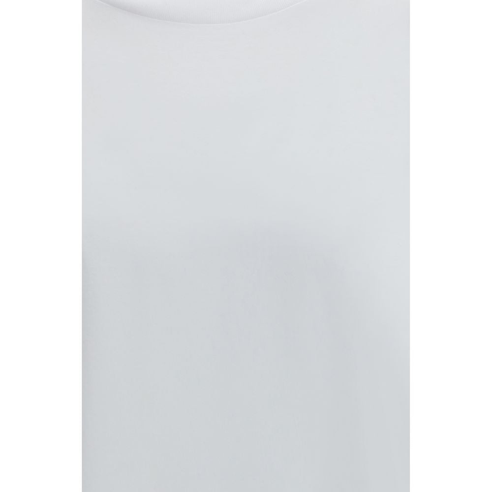 Umit Benan White Cotton T-Shirt - Paradiso Collection