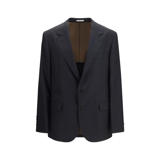 Brunello Cucinelli Black Wool Oves Aries Jacket for Men