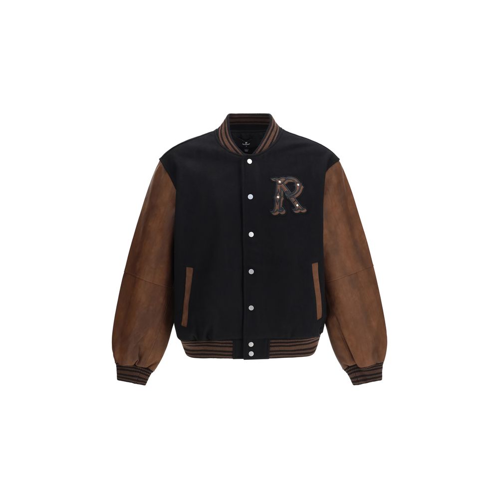 Represent Black Wool Oves Aries Bomber Jacket