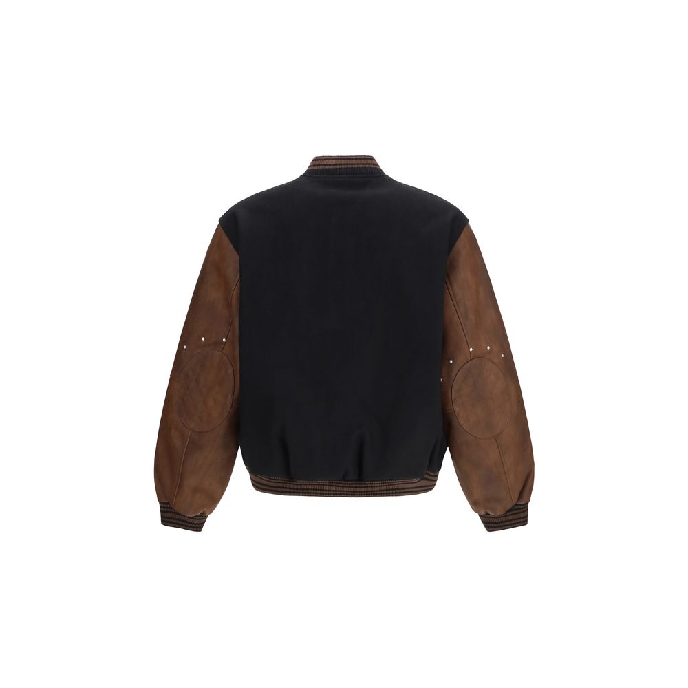 Represent Black Wool Oves Aries Bomber Jacket