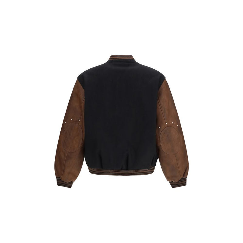 Represent Black Wool Oves Aries Bomber Jacket